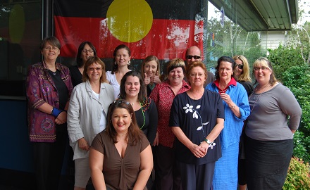 Group of staff marking Sorry Day