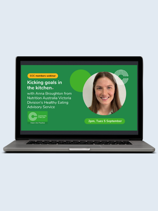 Kicking goals in the kitchen