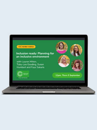 Planning for an inclusive environment