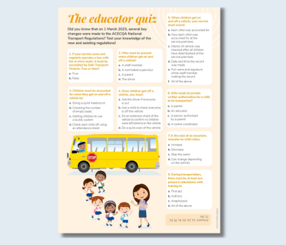 Quiz Test your transport knowledge