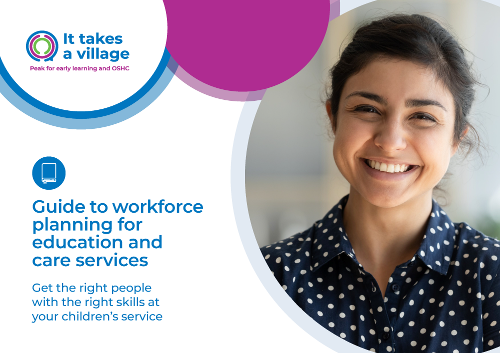 Educator smiling on cover of Workforce Planning Guide