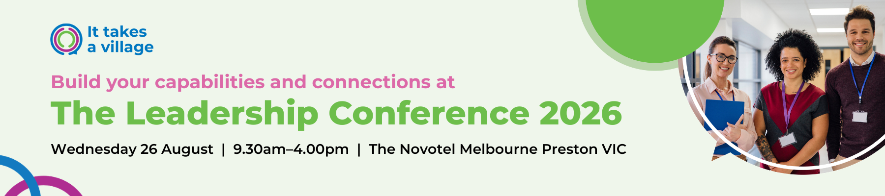 2026 The Leadership Conference website banner